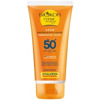 Крем Біокон для безпечної засмаги. Надвисокий захист SPF 50, 160 мл